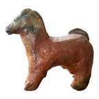Antique Native American Redware Pottery Ram Figurine