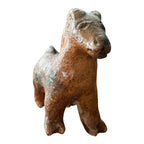 Antique Native American Redware Pottery Ram Figurine