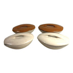 Vintage Roseville Pottery Raymor Covered Bowls - by Ben Siebel - Set of 4