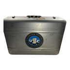 Vintage Halliburton Aluminum Suitcase with Underwater Naval Systems Center Logo