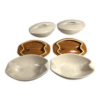 Vintage Roseville Pottery Raymor Covered Bowls - by Ben Siebel - Set of 4