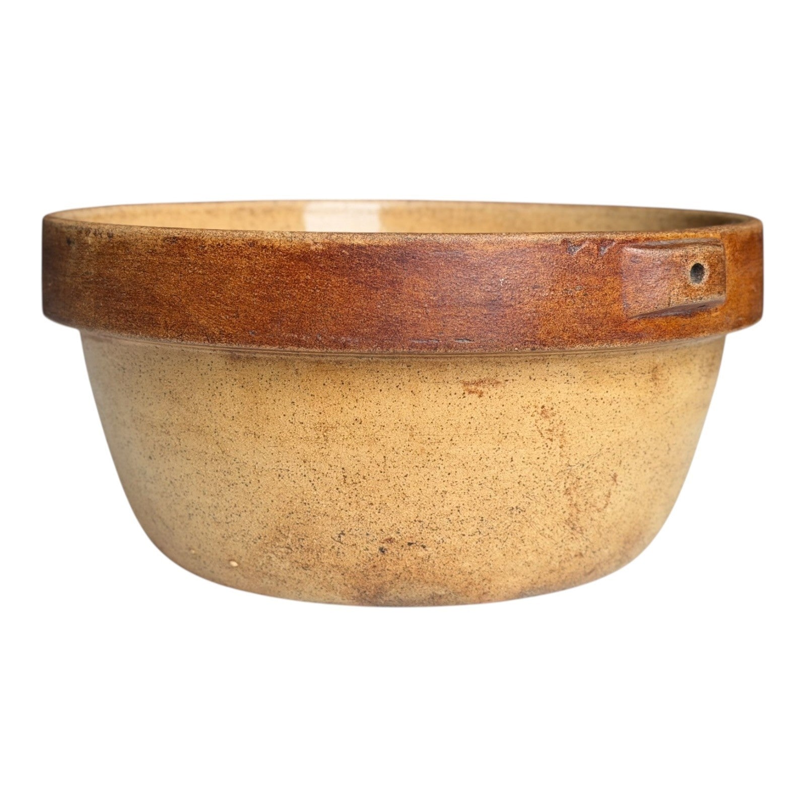 Antique New Health Ware Stoneware Mixing Bowl Crock - Martha Stewart TV Prop