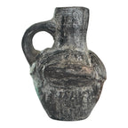 Antique Pre-Columbian Peruvian Chimú Blackware Stirrup-Spout Bird Effigy Vessel