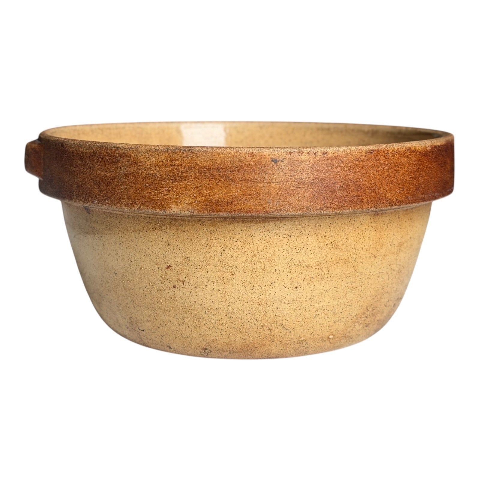 Antique New Health Ware Stoneware Mixing Bowl Crock - Martha Stewart TV Prop