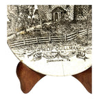 Antique Odd Fellows Fine China Advertising Dish Norristown Pennslyvania