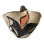 Vintage Santo Domingo Pueblo Native American Pottery Wedding Vase Basket
