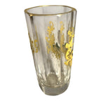 Antique Moser Six-Sided Hand Painted Cordial Glass