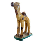 Vintage Studio Folk Art Pottery Camel Figurine Statue