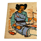 Antique Yucca Wood Pulp Native American Post Card