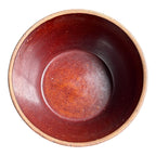 Antique Yellowware Red Brown Rockingham Glaze Mixing Bowl - Martha Stewart Prop