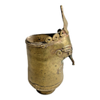 Antique Rare Asian Nepalese Gold Gilt Bronze Ganesha Ritual Cup