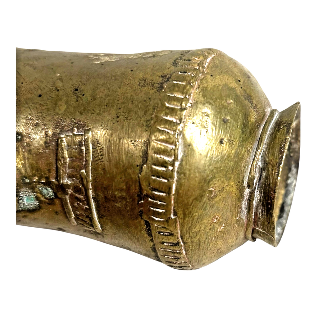 Antique Rare Asian Nepalese Gold Gilt Bronze Ganesha Ritual Cup