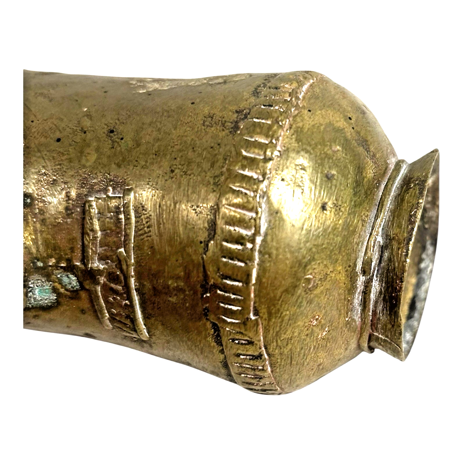 Antique Rare Asian Nepalese Gold Gilt Bronze Ganesha Ritual Cup