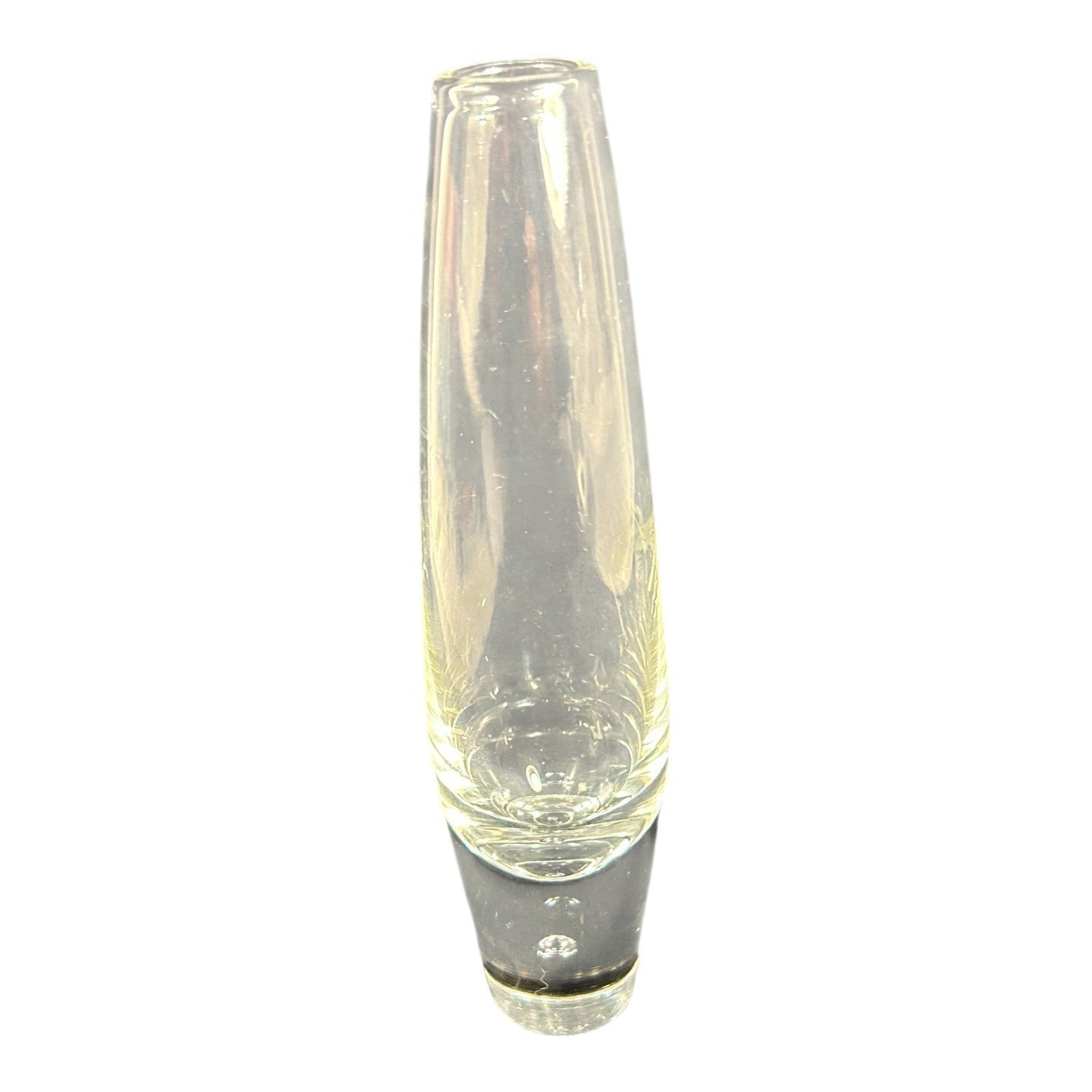 Vintage Signed Steuben Tear Drop Bud Vase
