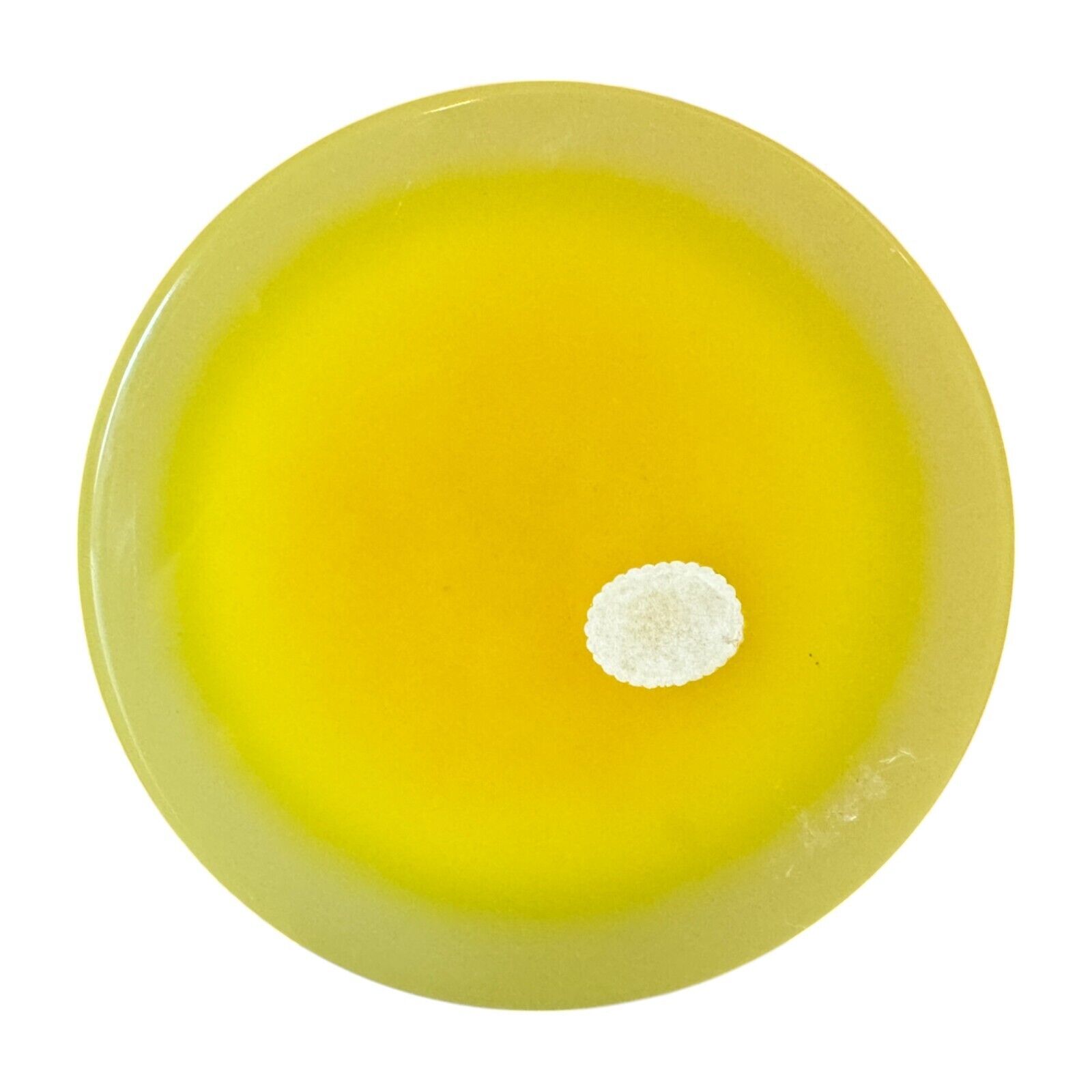 Vintage Murano Three Piece Vanity Set by Seguso - Handblown Yellow Art Glass