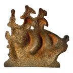 Vintage Hubley Style Cast Iron Nautical Boat Ship Doorstop