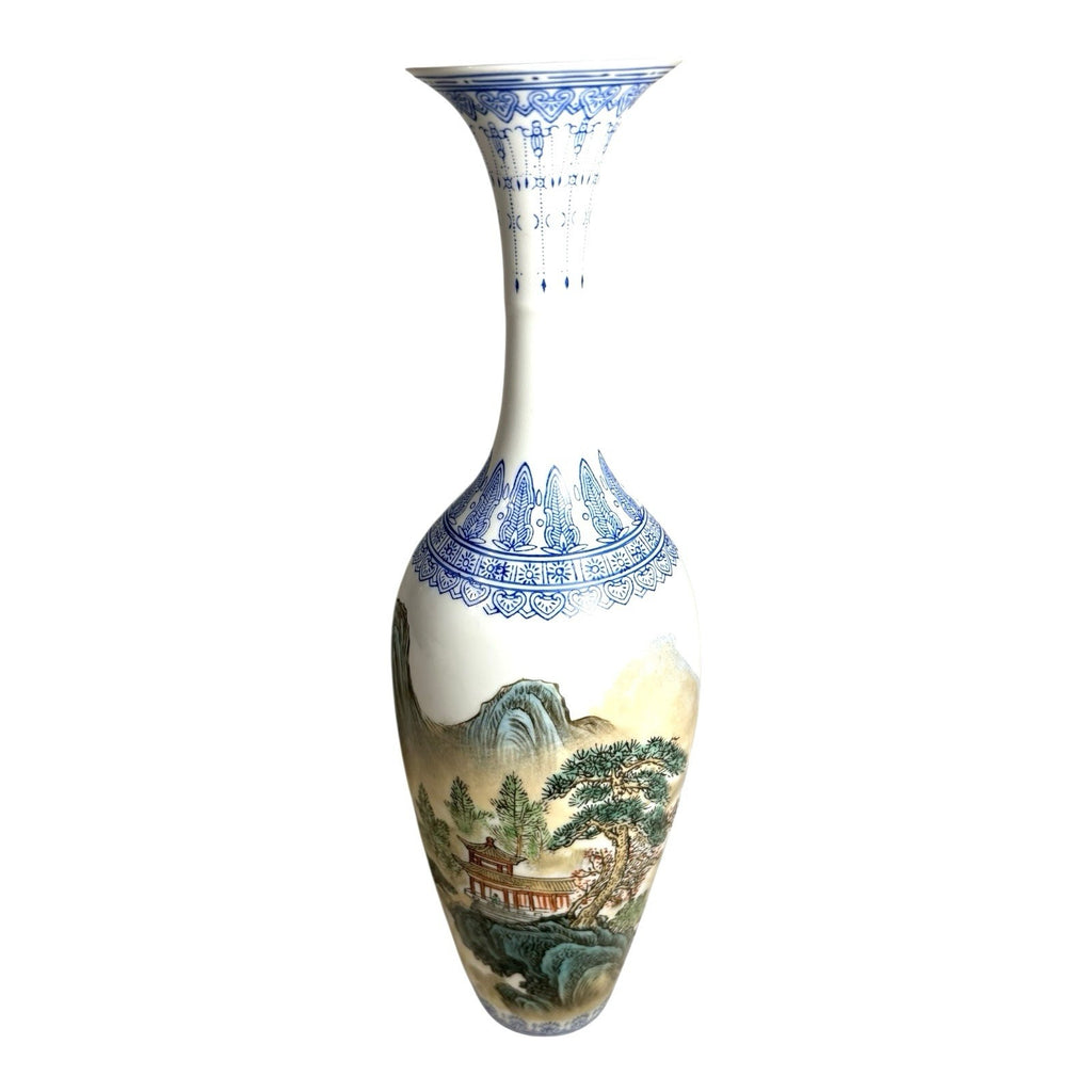 Vintage Eggshell Porcelain Vase from JIngdezhen China in Presentation Box