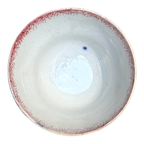 Antique Staffordshire Red Spatterware Spongeware Cup & Saucer
