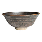 Vintage Studio Art Pottery Metallic Wabi Sabi Matcha Tea Bowl - Gold Interior