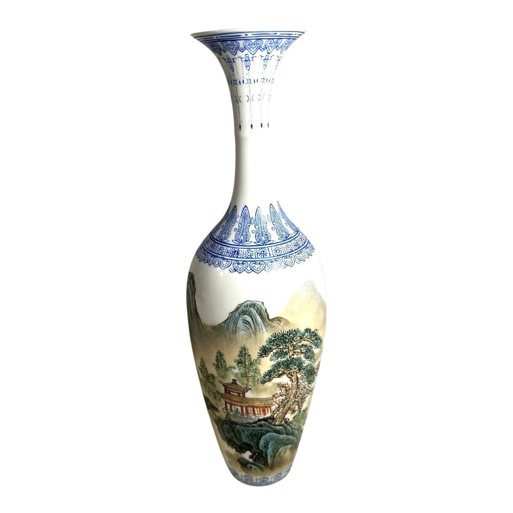 Vintage Eggshell Porcelain Vase from JIngdezhen China in Presentation Box