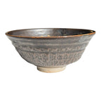 Vintage Studio Art Pottery Metallic Wabi Sabi Matcha Tea Bowl - Gold Interior