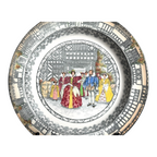 Antique English Transferware Royal Doulton Old Moreton Tudor Plate, 12”