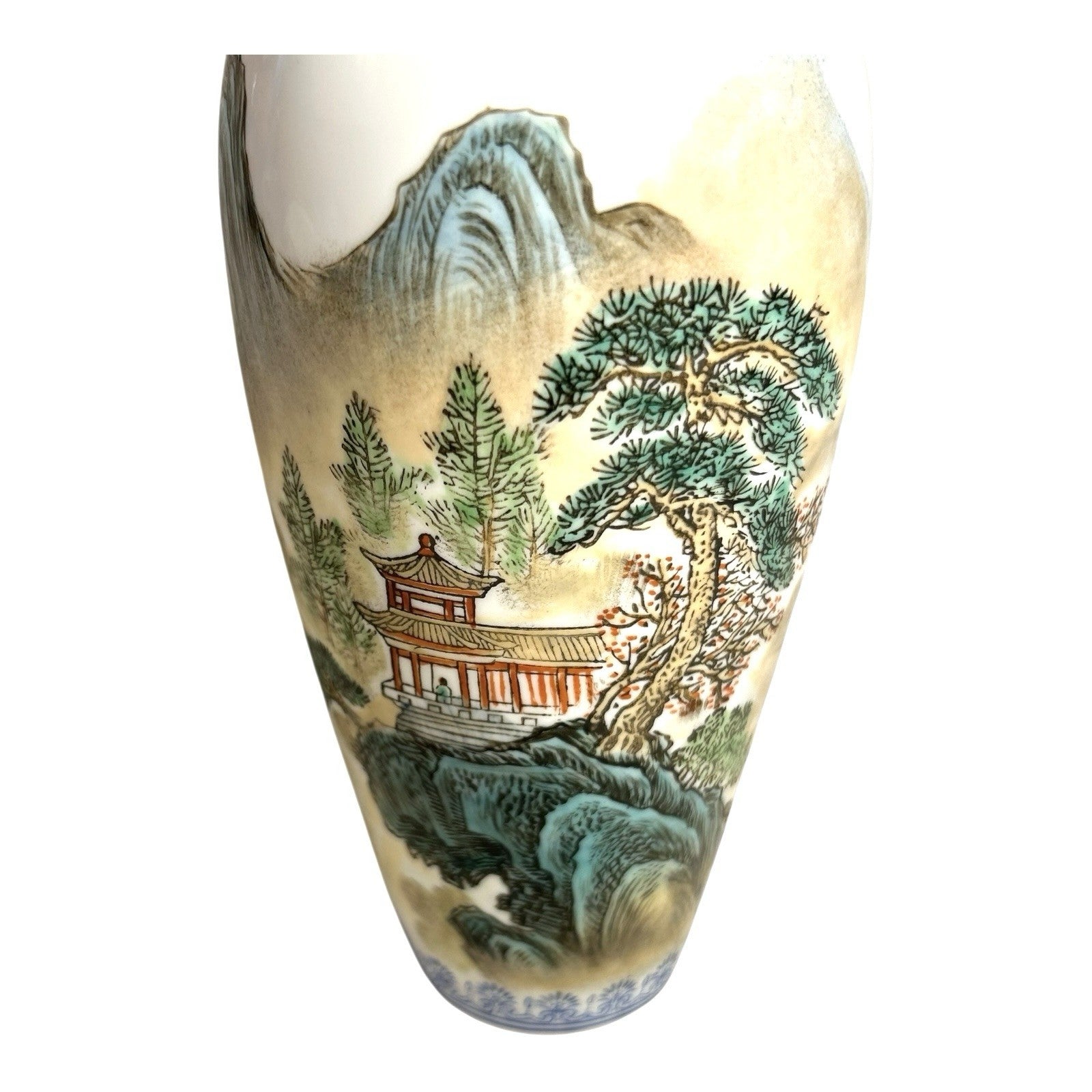 Vintage Eggshell Porcelain Vase from JIngdezhen China in Presentation Box