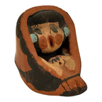 Vintage Native American Jemez Pueblo Pottery Storyteller Figure
