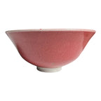 Vintage Studio Art Pottery Red Oxblood Glaze Chawan Matcha Tea Bowl