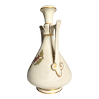 Antique Royal Worcester Art Nouveau Double Handled Floral Vase
