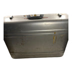 Vintage Halliburton Aluminum Suitcase with Underwater Naval Systems Center Logo