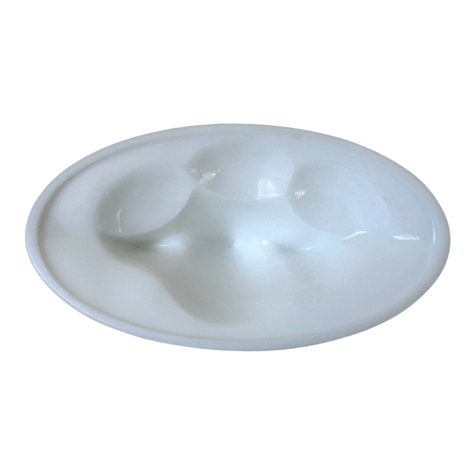 Vintage American Hen Milk Glass Covered Dish or Trinket Box