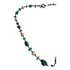 Vintage Native American Turquoise & Stone Necklace with Pendant