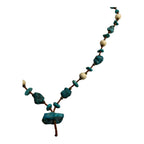 Vintage Native American Turquoise & Stone Necklace with Pendant