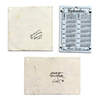 Vintage Quimper Faience Breton Tiles - Wall Plaque, House Number & Calendar Lot