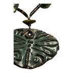 Vintage Native American Turquoise & Stone Necklace with Butterfly Pendant