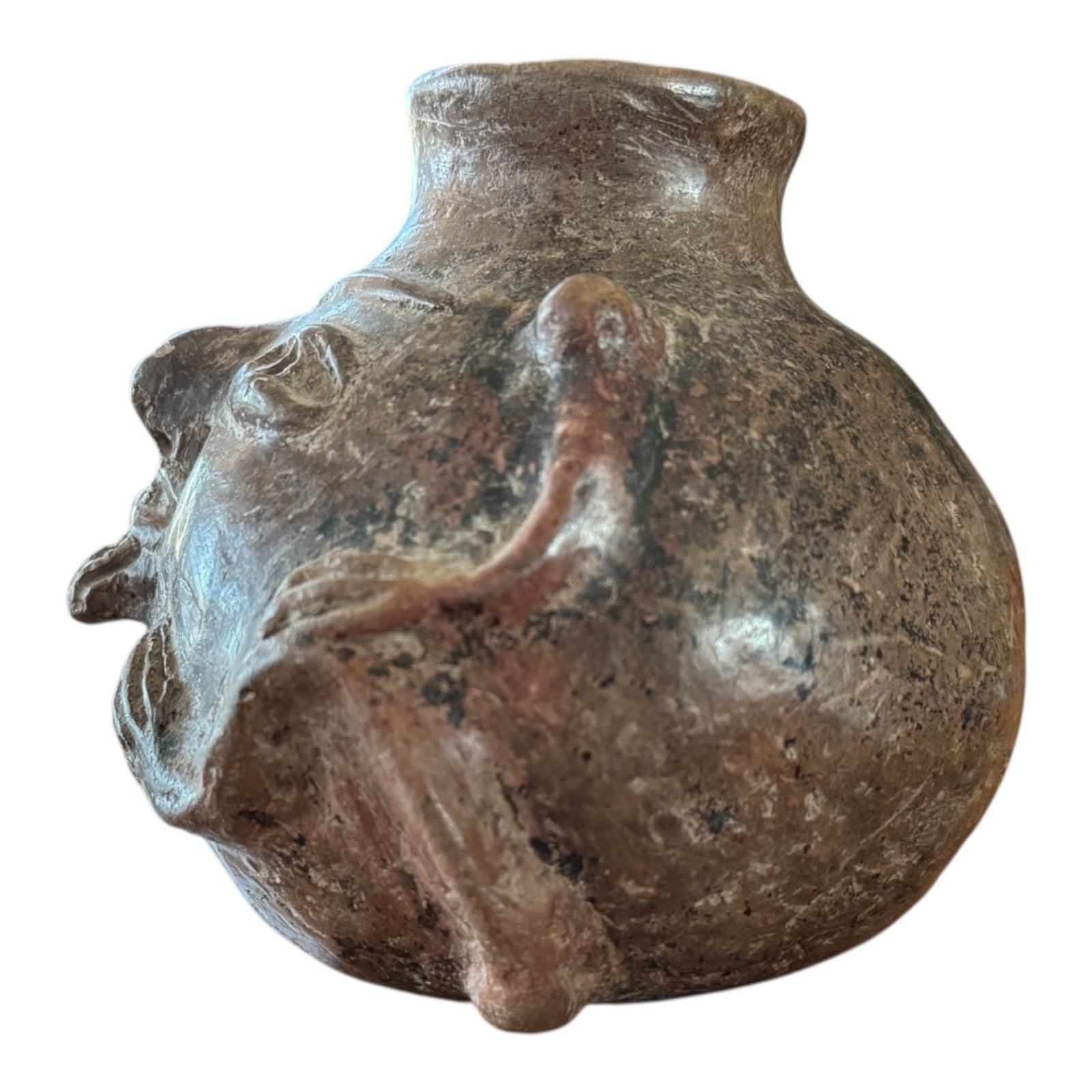 Pre-Columbian Colima Anthropomorphic Creature Effigy Vessel, West Mexico