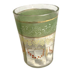 Vintage Victorian Hand Painted Glass Owned by Martha Stewart Turkey Hill Kitchen