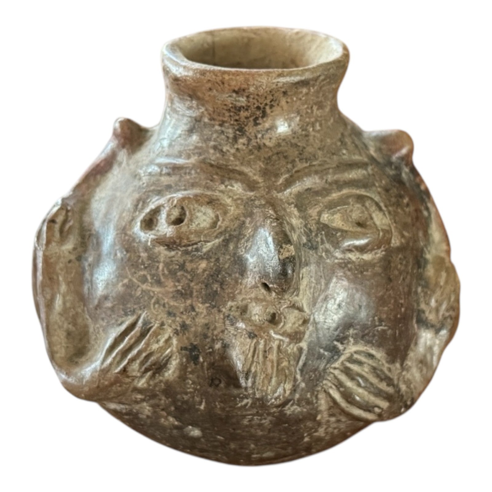 Pre-Columbian Colima Anthropomorphic Creature Effigy Vessel, West Mexico