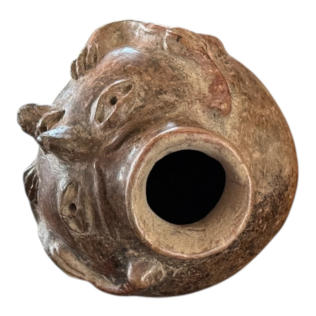 Pre-Columbian Colima Anthropomorphic Creature Effigy Vessel, West Mexico