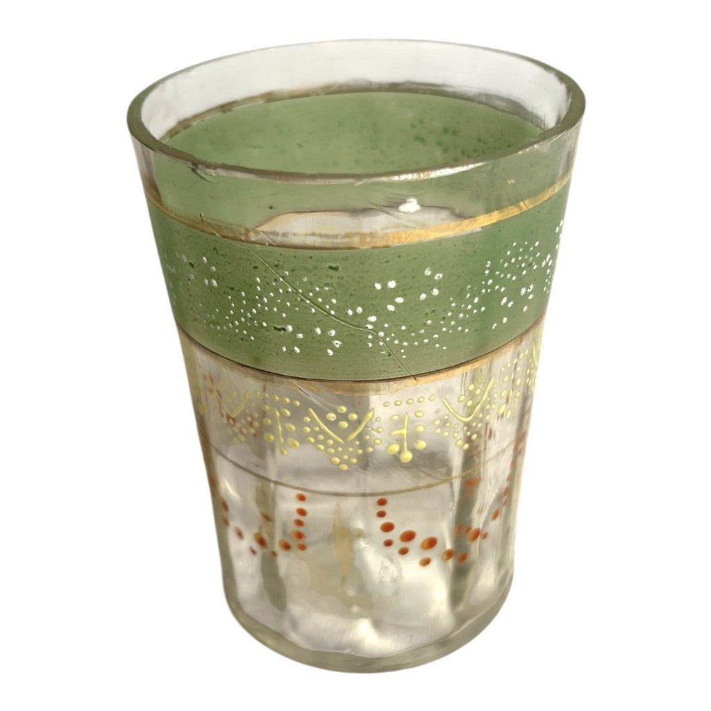 Vintage Victorian Hand Painted Glass Owned by Martha Stewart Turkey Hill Kitchen