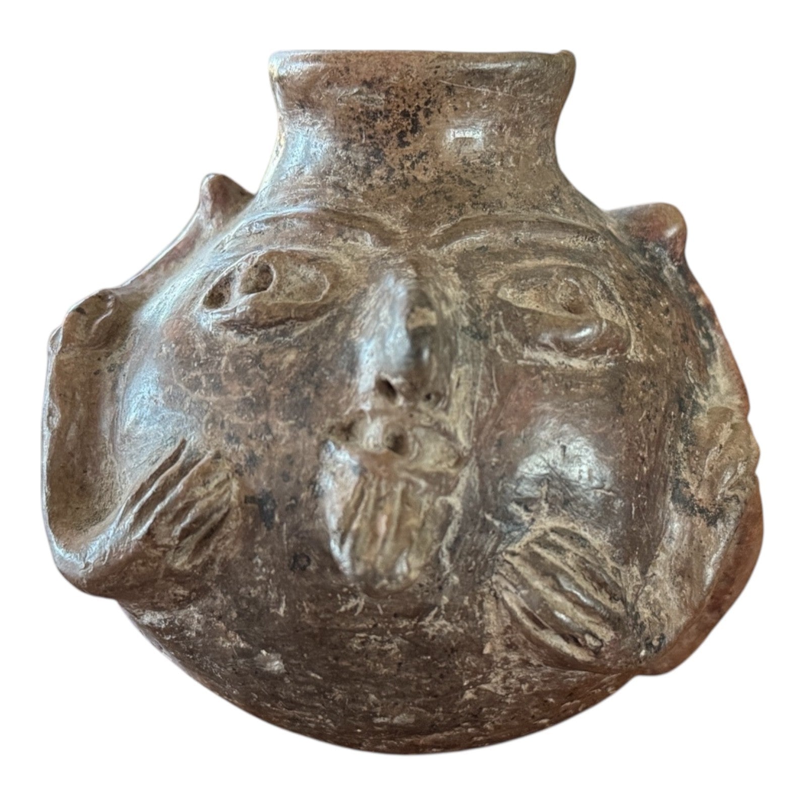Pre-Columbian Colima Anthropomorphic Creature Effigy Vessel, West Mexico