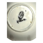 Antique Black Transferware Dish in Washington Vase Pattern Pearl Stoneware