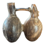 Pre-Columbian West Mexico Colima Double Chamber Effigy Vessel - Anthropomorphic