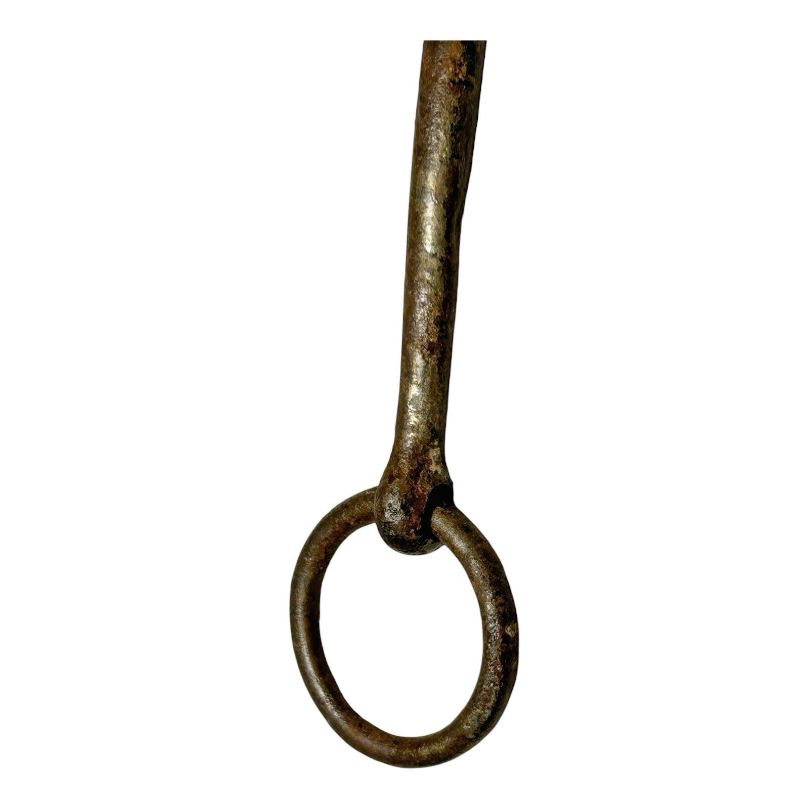 Antique Hand Forged Iron Horse Snaffle Bit - Primitive Equestrian Tack