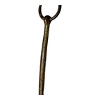 Antique Hand Forged Iron Horse Snaffle Bit - Primitive Equestrian Tack