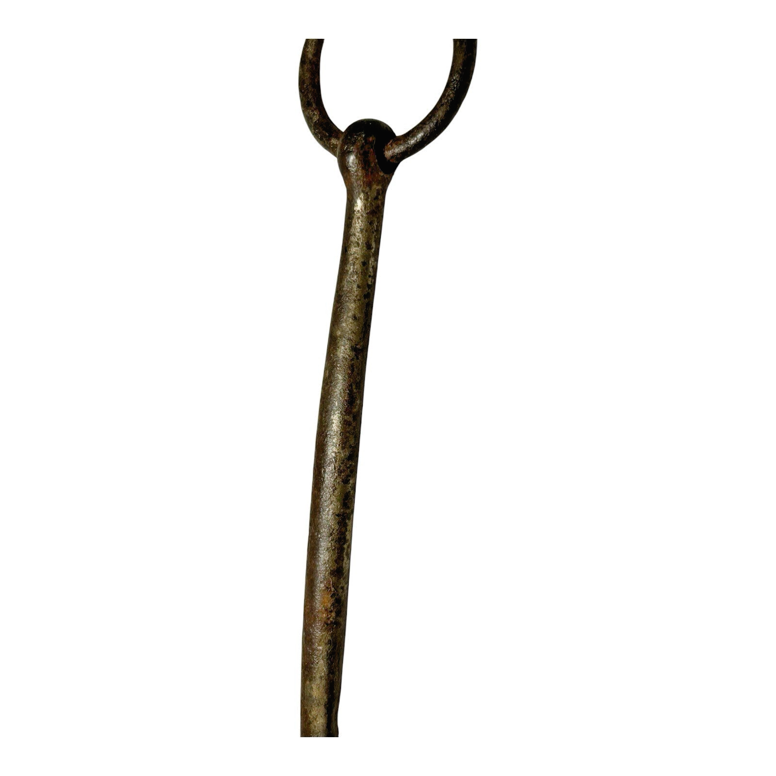 Antique Hand Forged Iron Horse Snaffle Bit - Primitive Equestrian Tack
