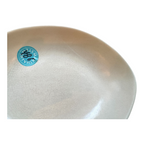 Vintage Cream Glazed Pottery Serving Platter - Martha Stewart Prop Library