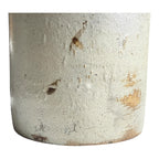 Antique Early Southern Stoneware Whiskey Jug Albany Slip Glaze Monogram Crock
