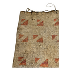 Antique Native American Nez Perce Corn Husk Woven Flat Bag